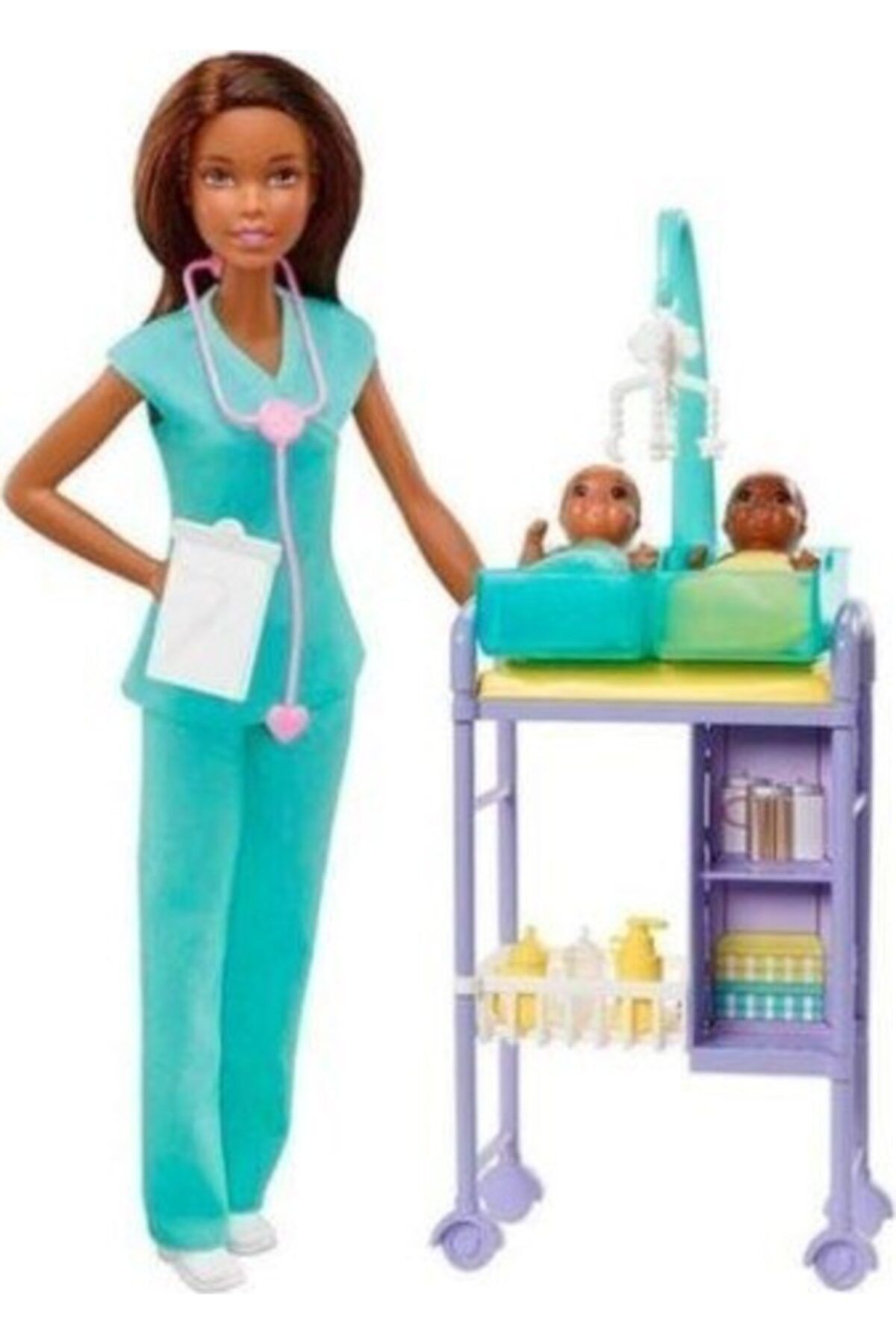 Barbie Ben Büyüyünce Oyun Seti Yeni Doğan Bebek Doktoru ve Aksesuarları