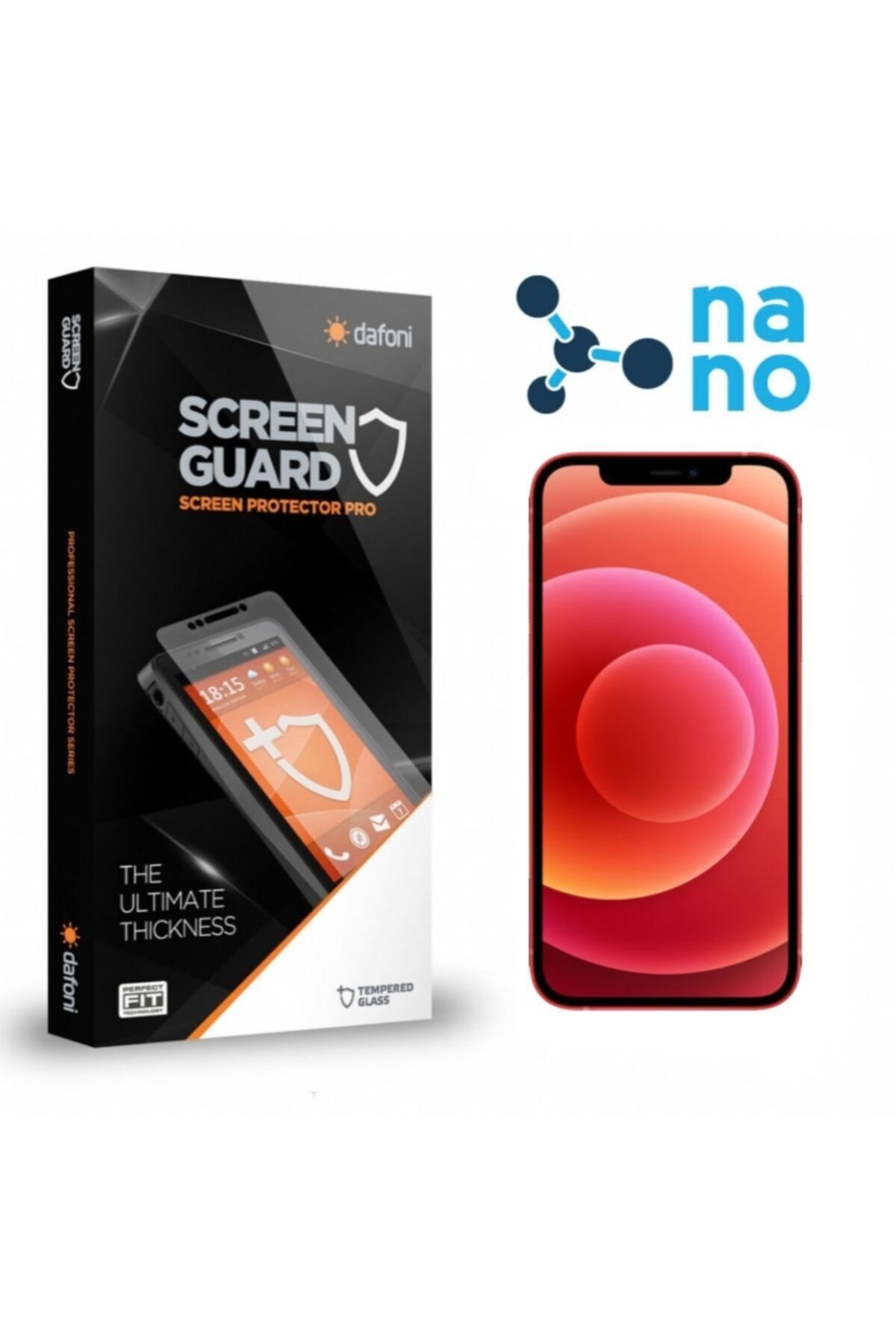 Mobilcadde Dafoni Iphone 12 / Iphone 12 Pro 6.1 Inç Nano Premium Ekran Koruyucu