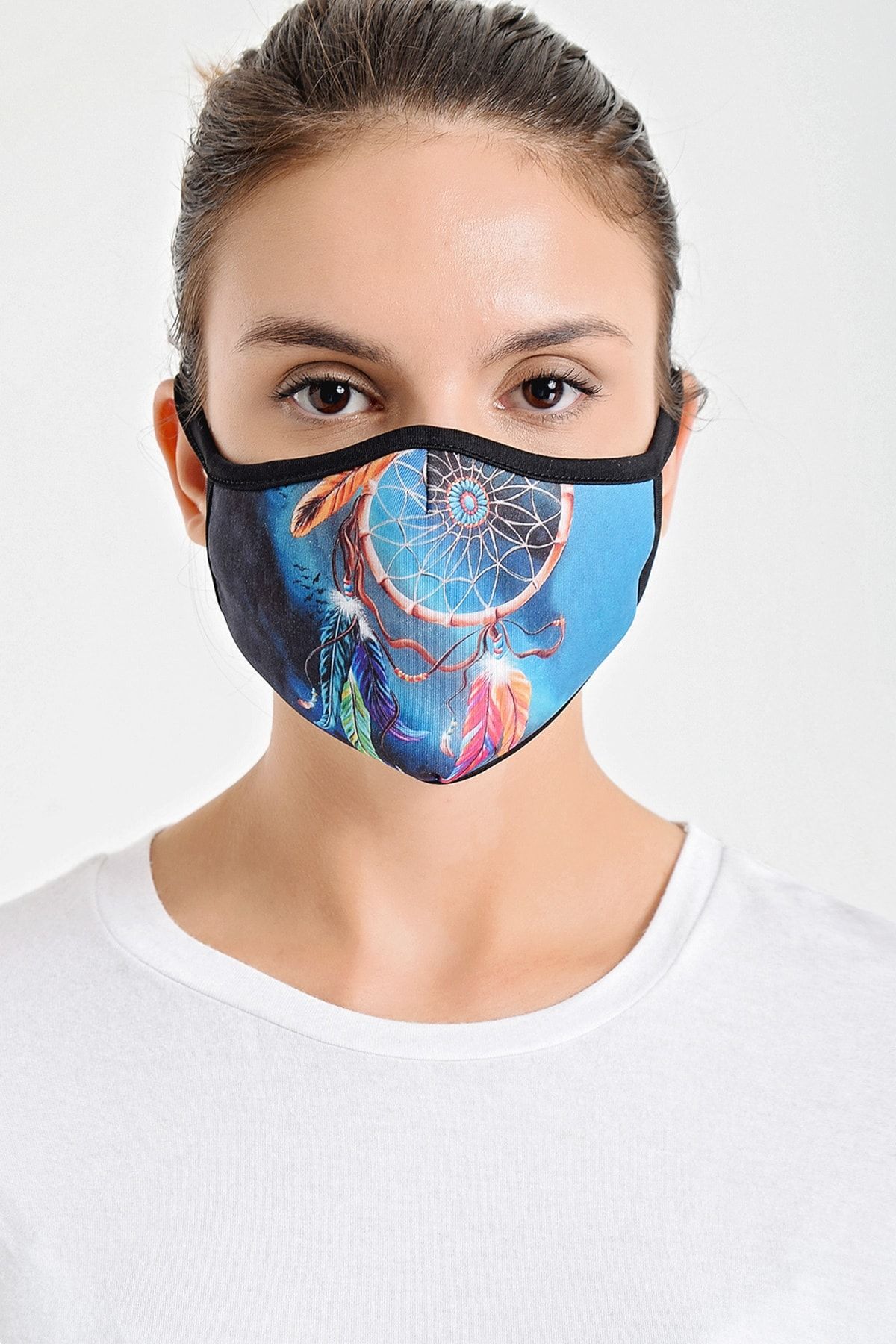 Melantis Medikal Unisex Mavi Yıkanabilir Kumaş Maske