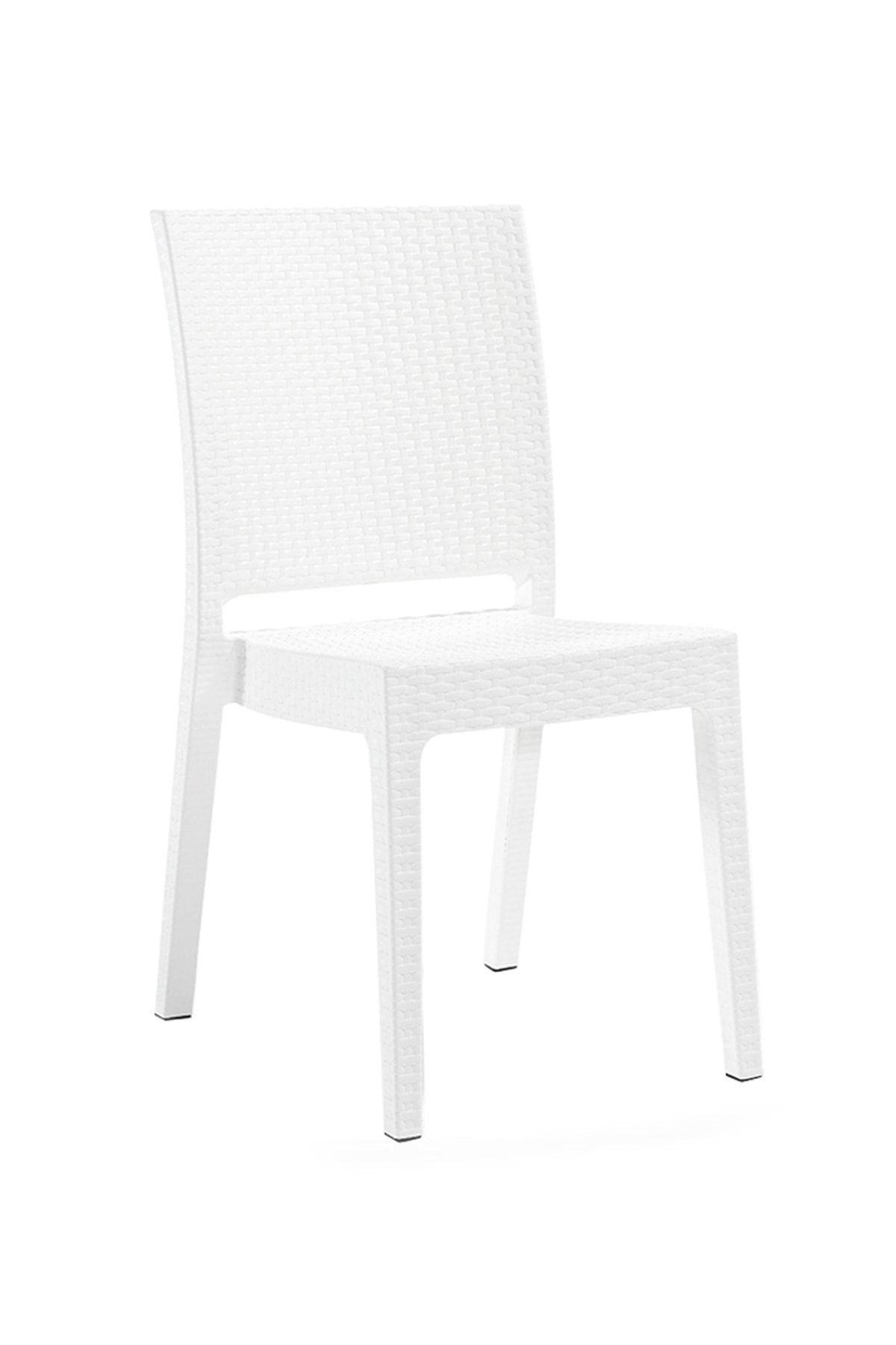 Novussi Nvs-023 Nice Rattan Sandalye Beyaz