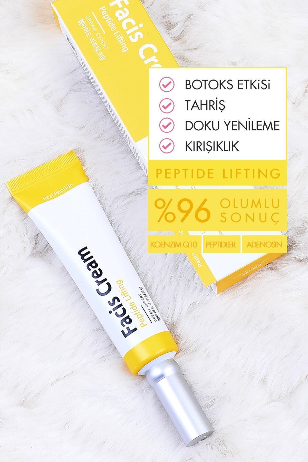 Facis Botoks Etkisi + Tahriş +doku Yenileme + Kırışıklık Karşıtı Peptide Lifting Krem