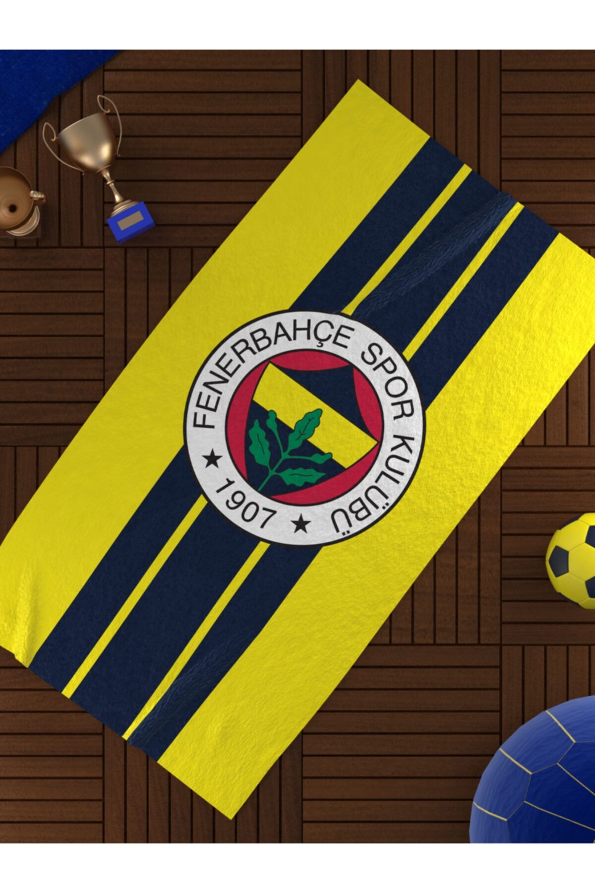 Fenerbahçe Arma Logo Plaj Havlusu