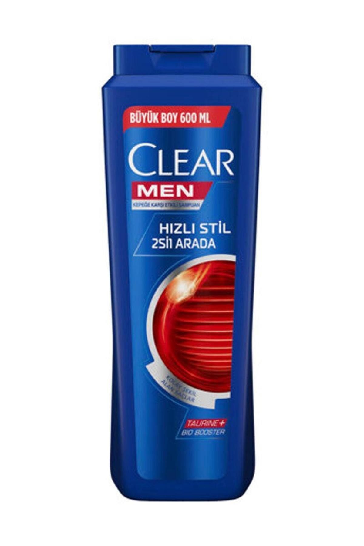 Clean & Clear Clear Men Hızlı Stil 2si1 Arada Şampuan 600ml