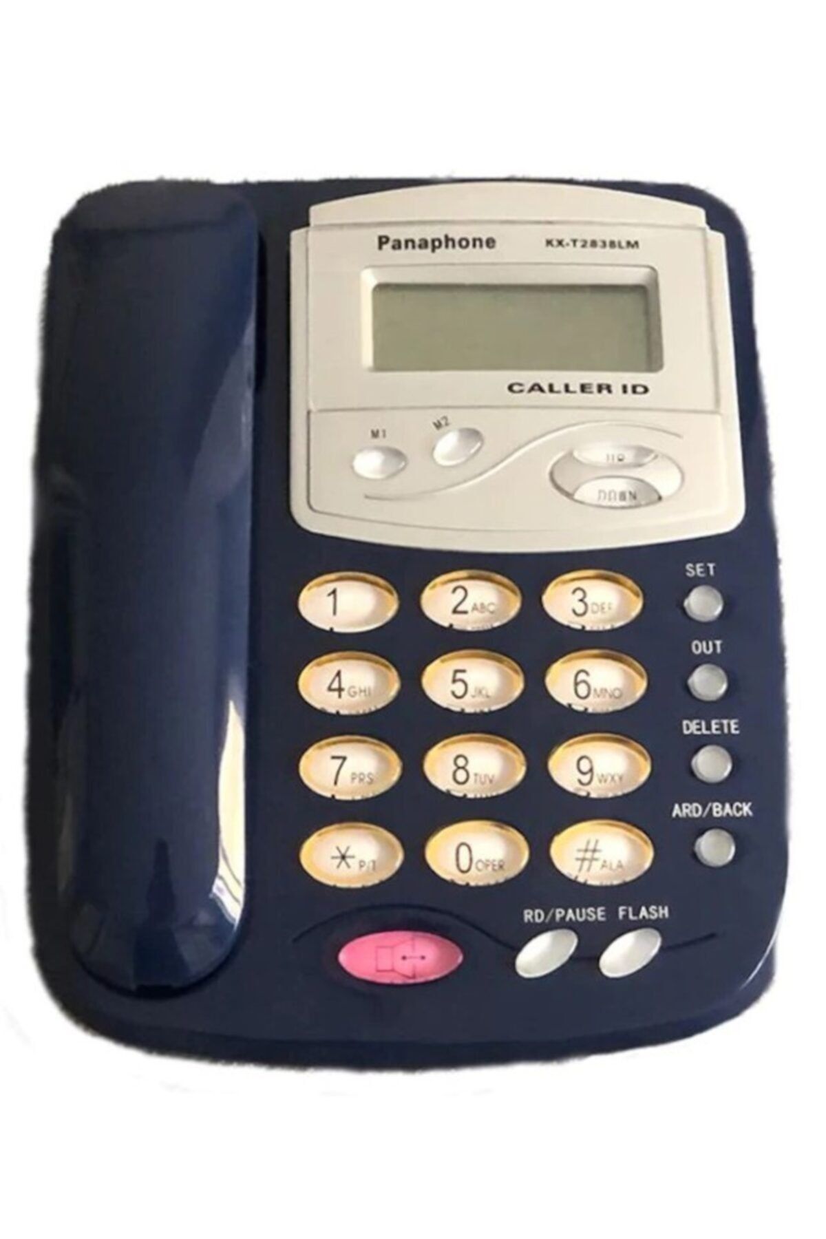 Panaphone Kx-t2838lm Masaüstü Kablolu Ev Telefonu - Caller Id Sabit Telefon Mavi ( Time )
