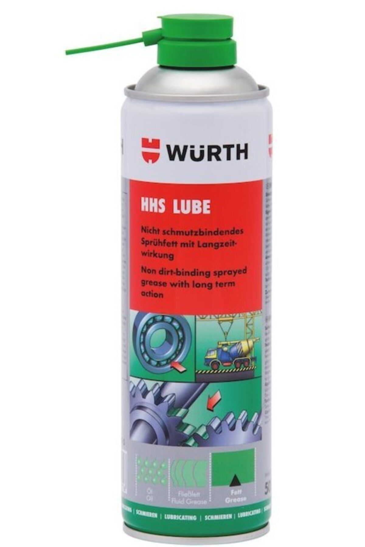 Würth Hhs Lube 500ml Kir Tutmayı Engelleyen Sıvı Gres