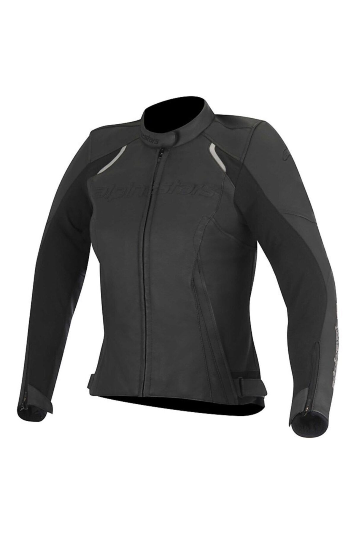 Alpinestars Kadın Siyah Stella Devon Leather Jacket  Deri Motosiklet Montu