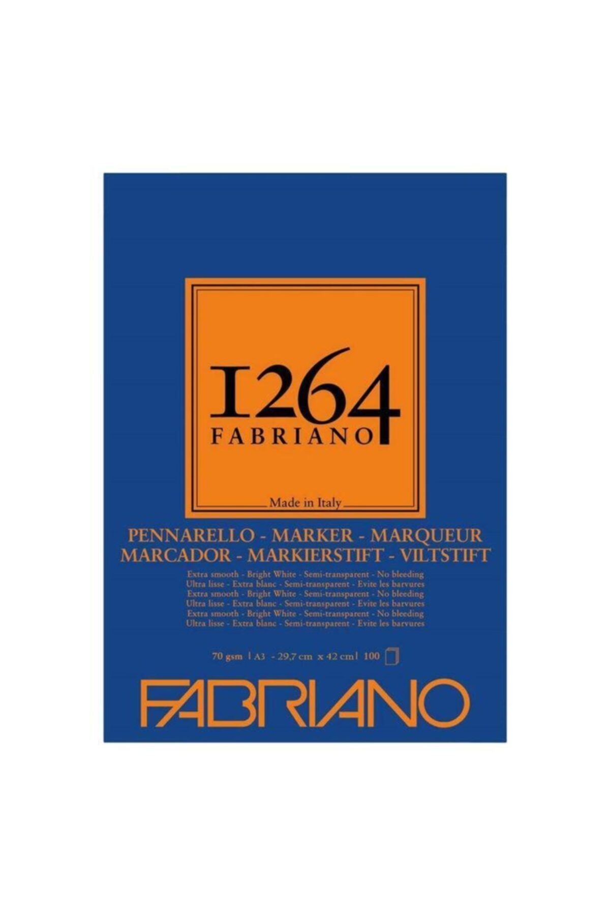 Fabriano 1264 Marker Paper Blok 70 Gr A3 100 Yp