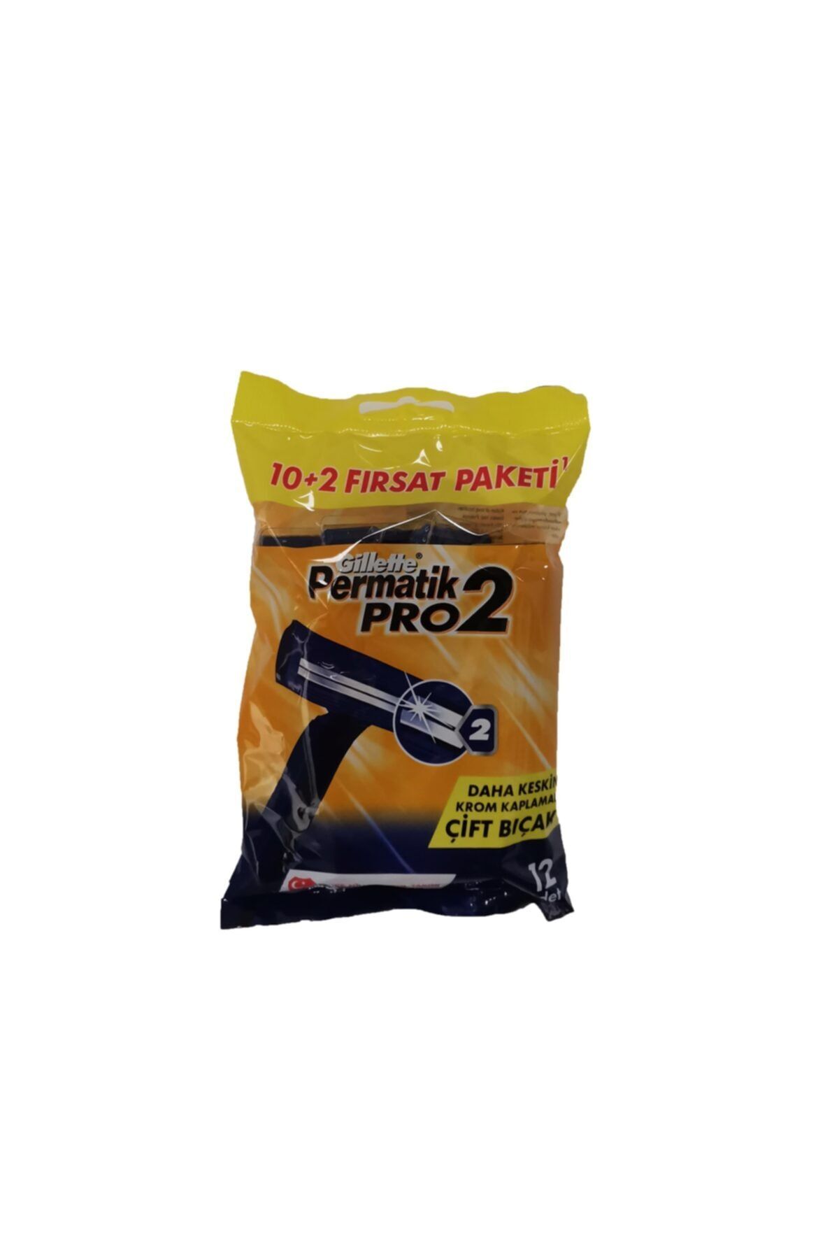 Gillette Permatik Pro2 10lı +2 Poşet *20