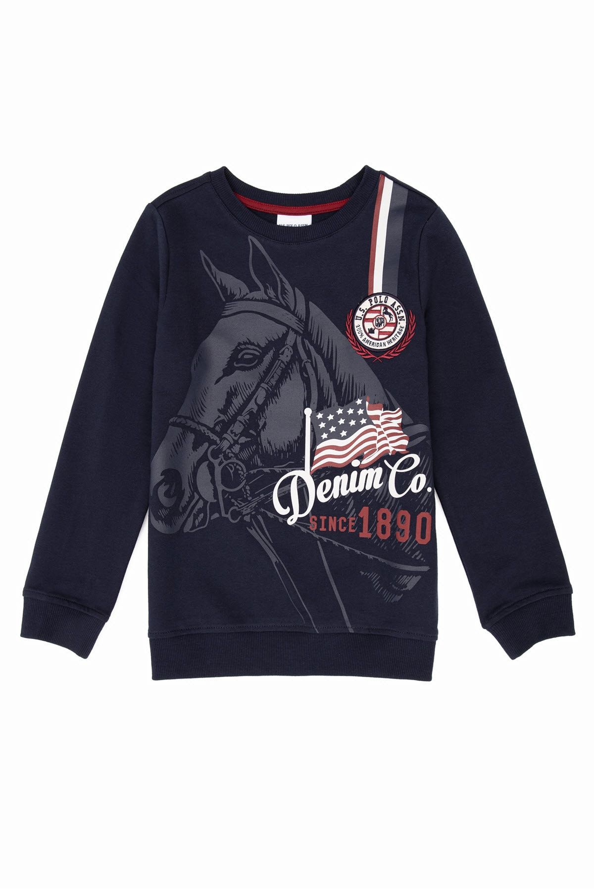 U.S. Polo Assn. Lacivert Erkek Çocuk Sweatshirt