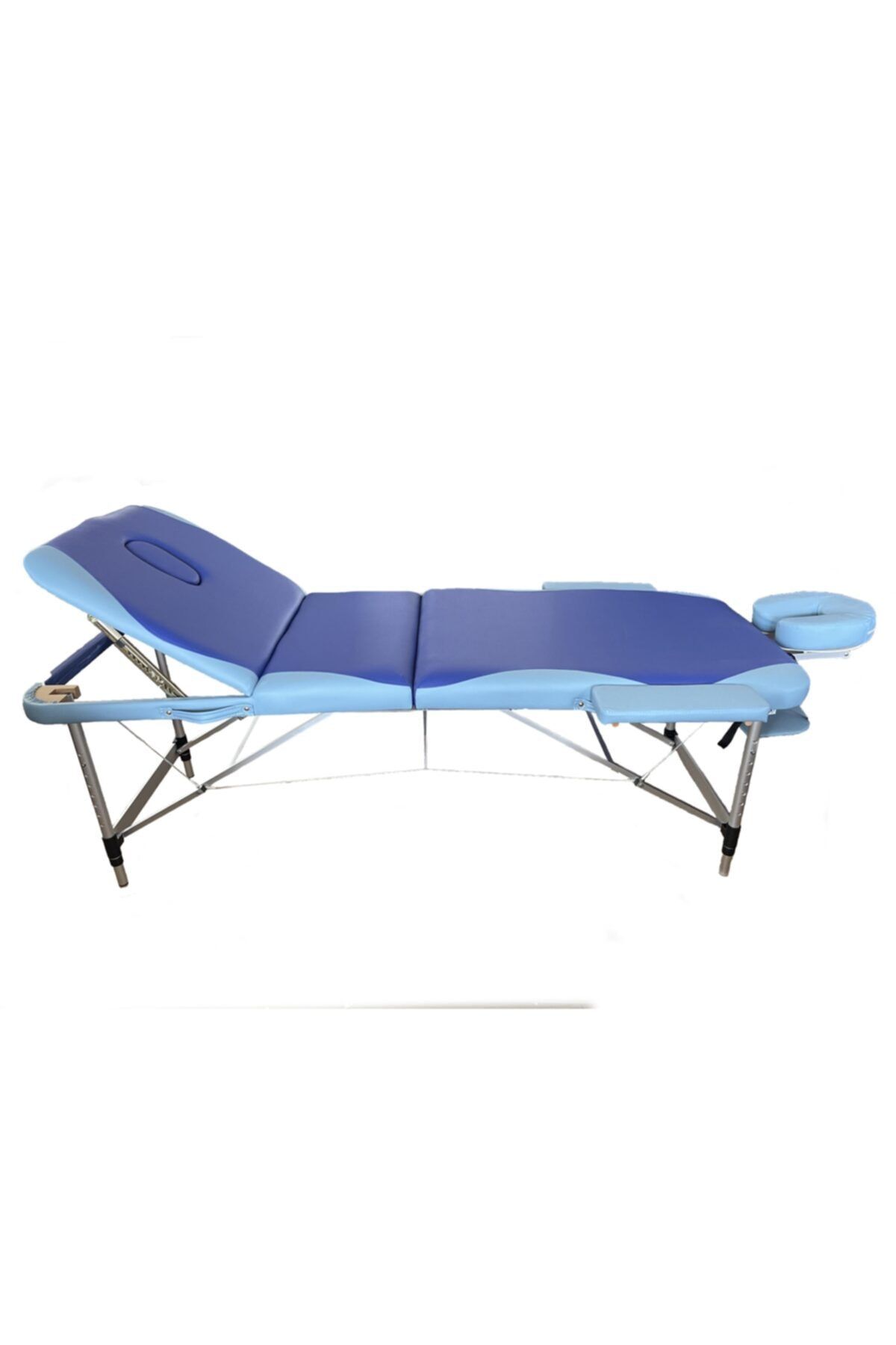 MAXİ Katlanabilir 3 Parçalı Metal Masaj Masası,
çanta Tipi Masaj Ve Tedavi Yatağı Lacivert-mavi