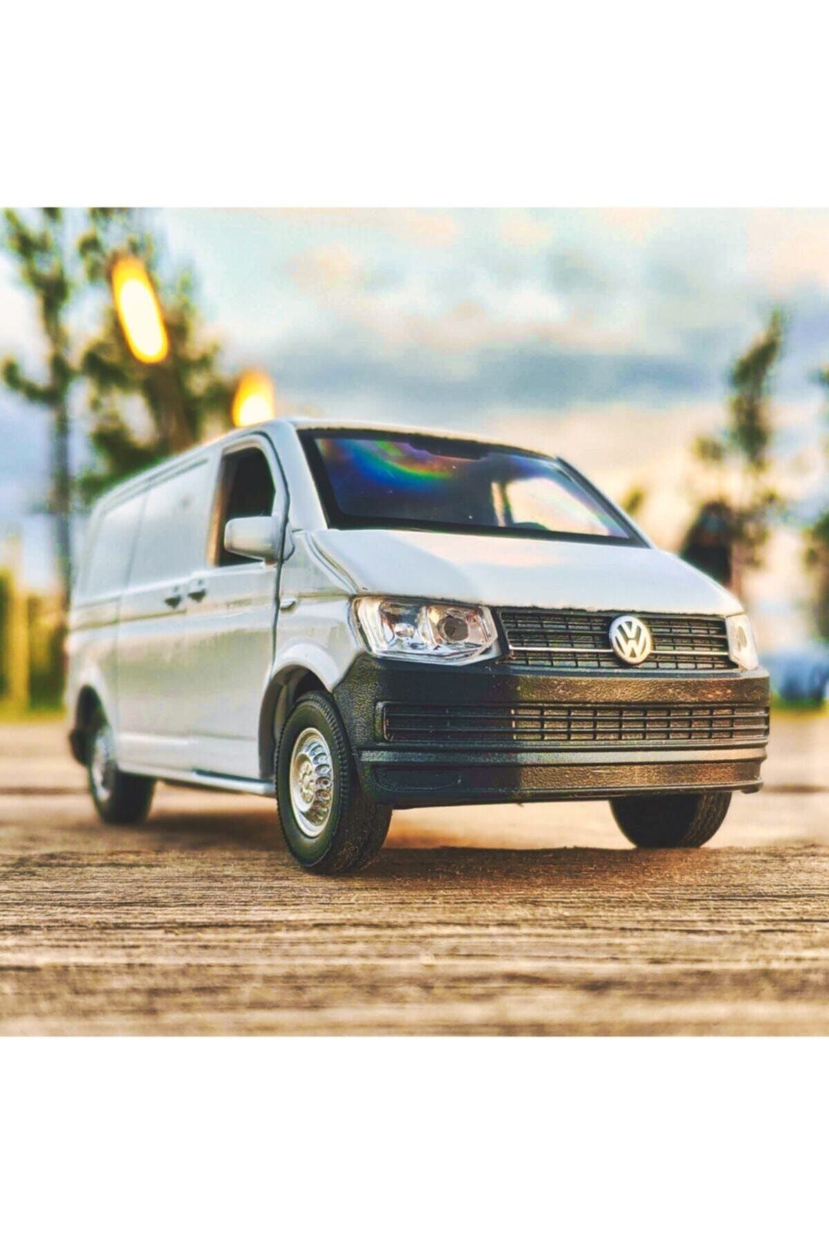 Volkswagen Transporter Koleksiyon Metal 12cm Ticari Araba Beyaz