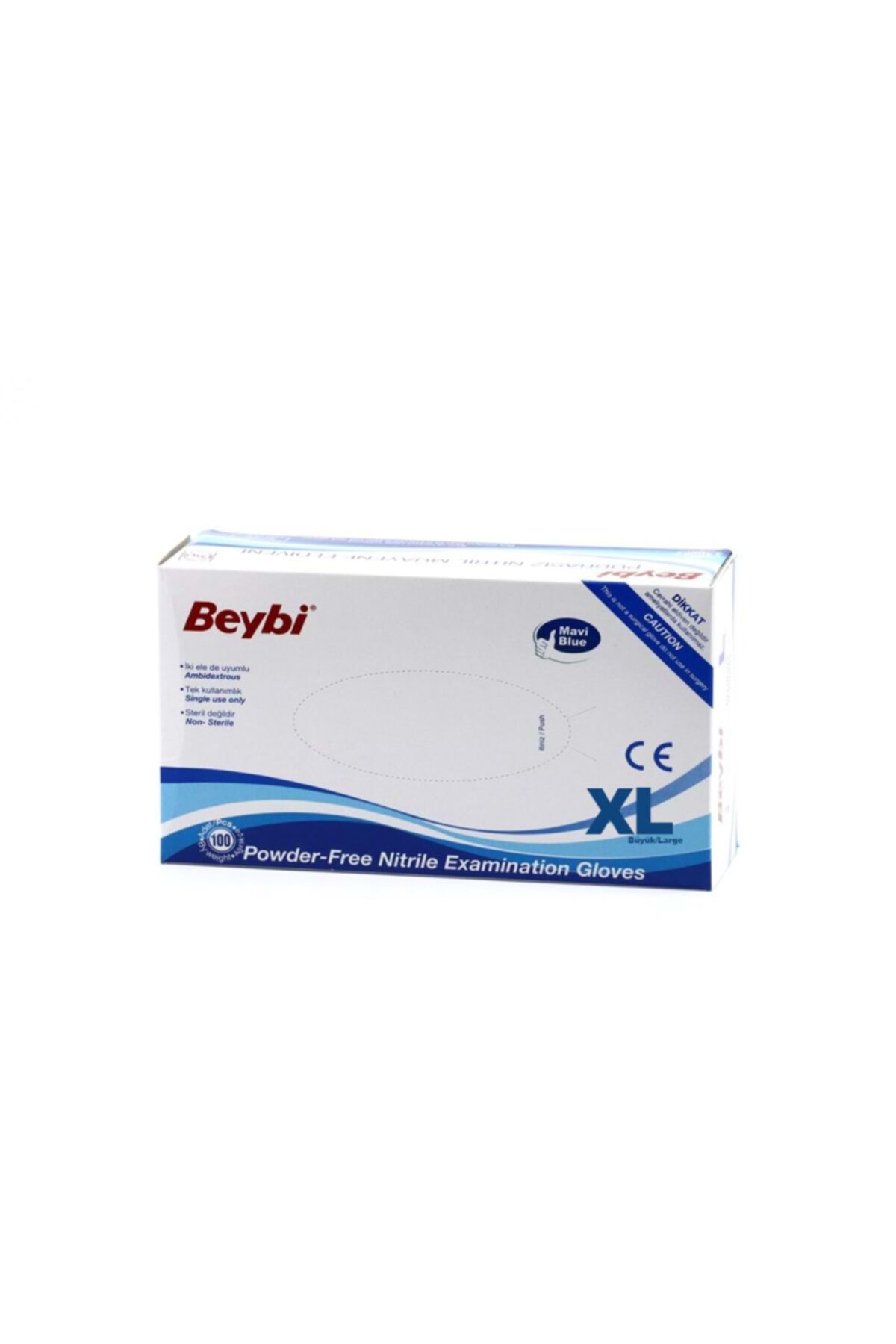 BEYBİ Pudrasız Nitril Eldiven (xl) Beden