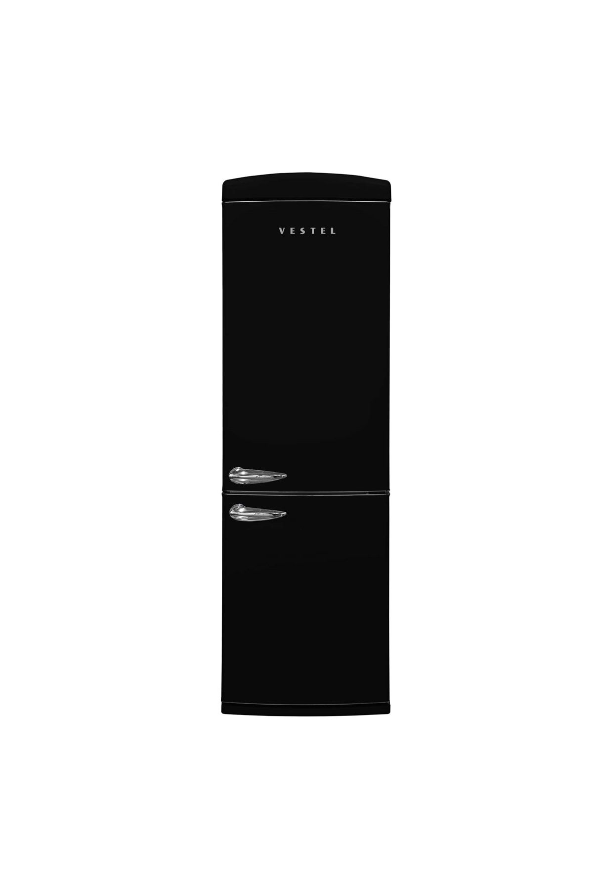 VESTEL Retro Nfk37101 Siyah No-frost Buzdolabı
