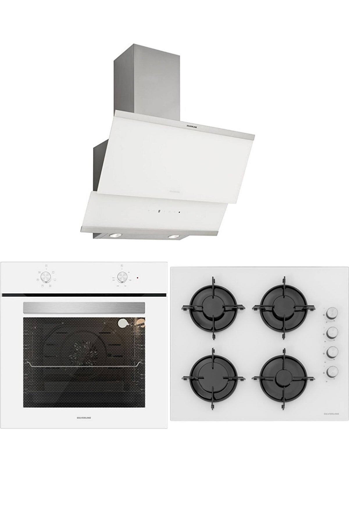 Ankastre Cam Set-1 Beyaz Classy-beyaz 102 Bo6501w01 102 Cs5335w01