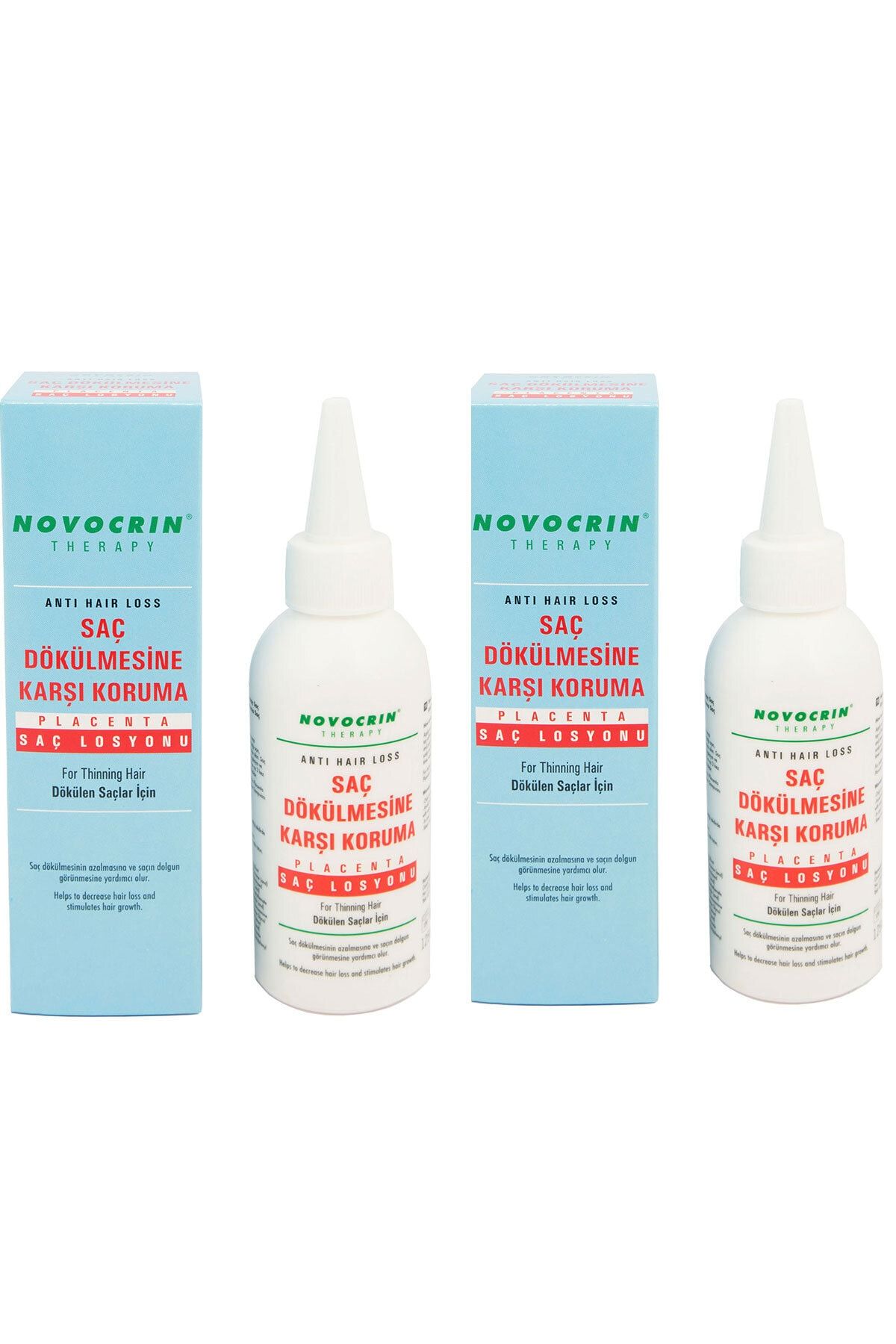 Novocrin Placenta Dökülen Saçlar Için Bakım Losyonu 125 Ml -2 Adet Paket