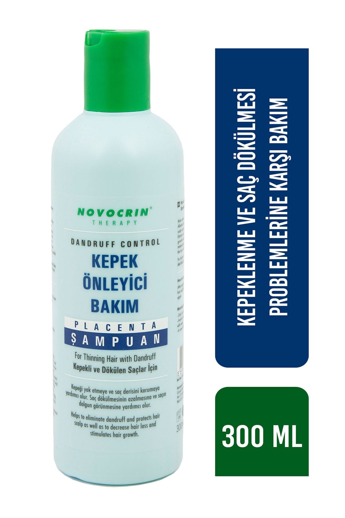 Novocrin Placenta Kepekli Ve Dökülen Saçlar Bakım Şampuanı 300 Ml
