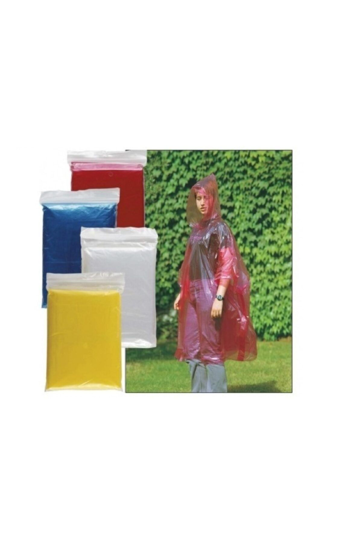 Genel Markalar Tek Kullanımlık Yağmurluk (2 Renk) 10lu Paket