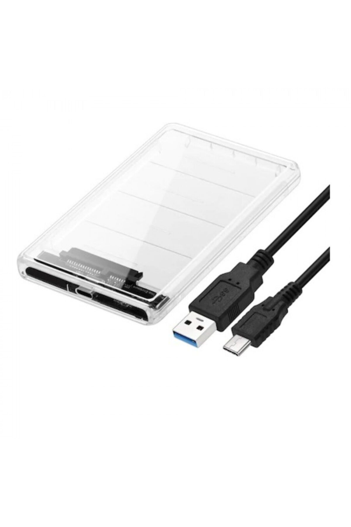 Genel Markalar 2.5" USB 3.0 CDG-HDC-30TC Sata Harddisk Kutusu Şeffaf