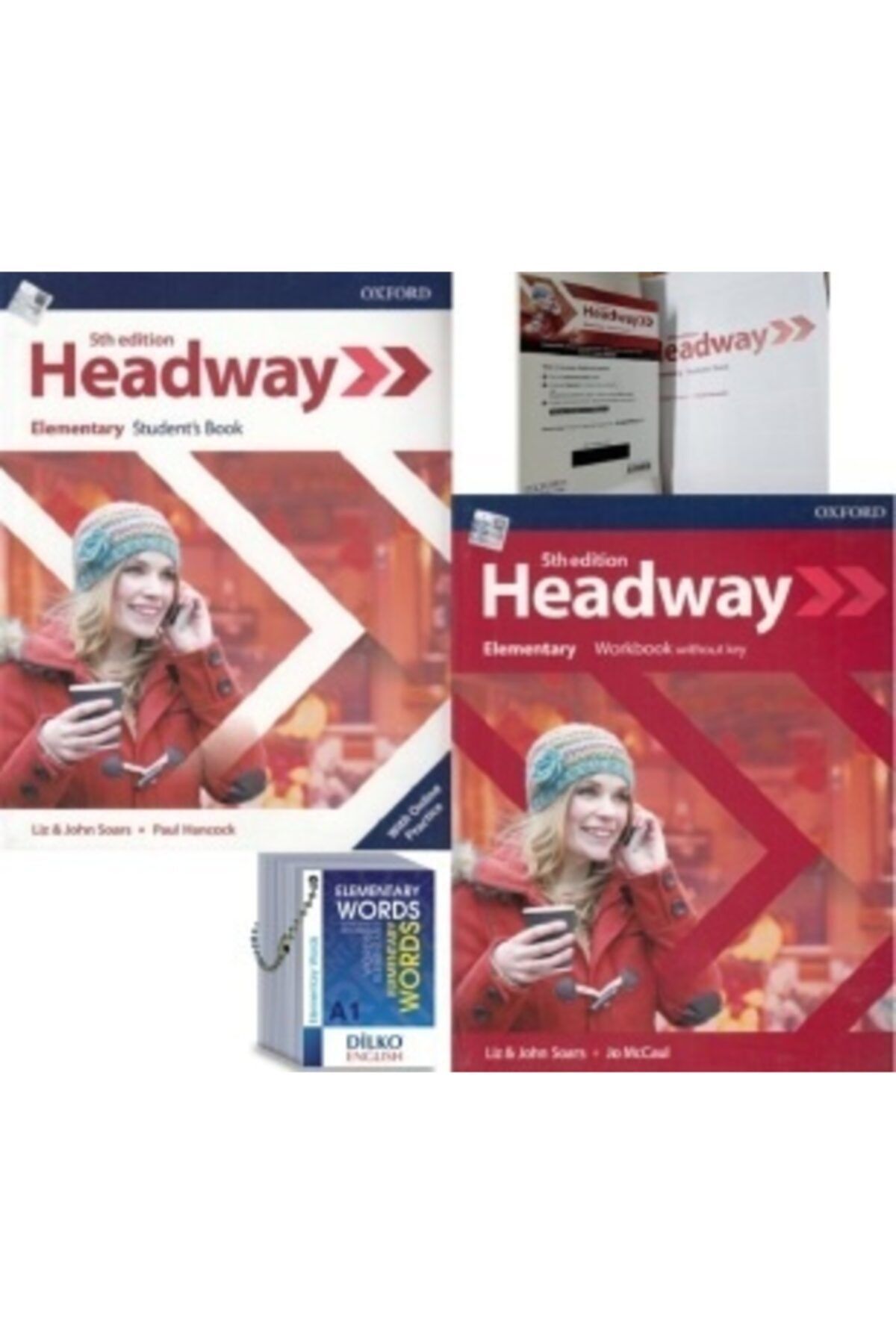 OXFORD UNIVERSITY PRESS Headway 5th Edition Elementary Kodlu Set & Elementary Words ( Kelime Kartı A1 )