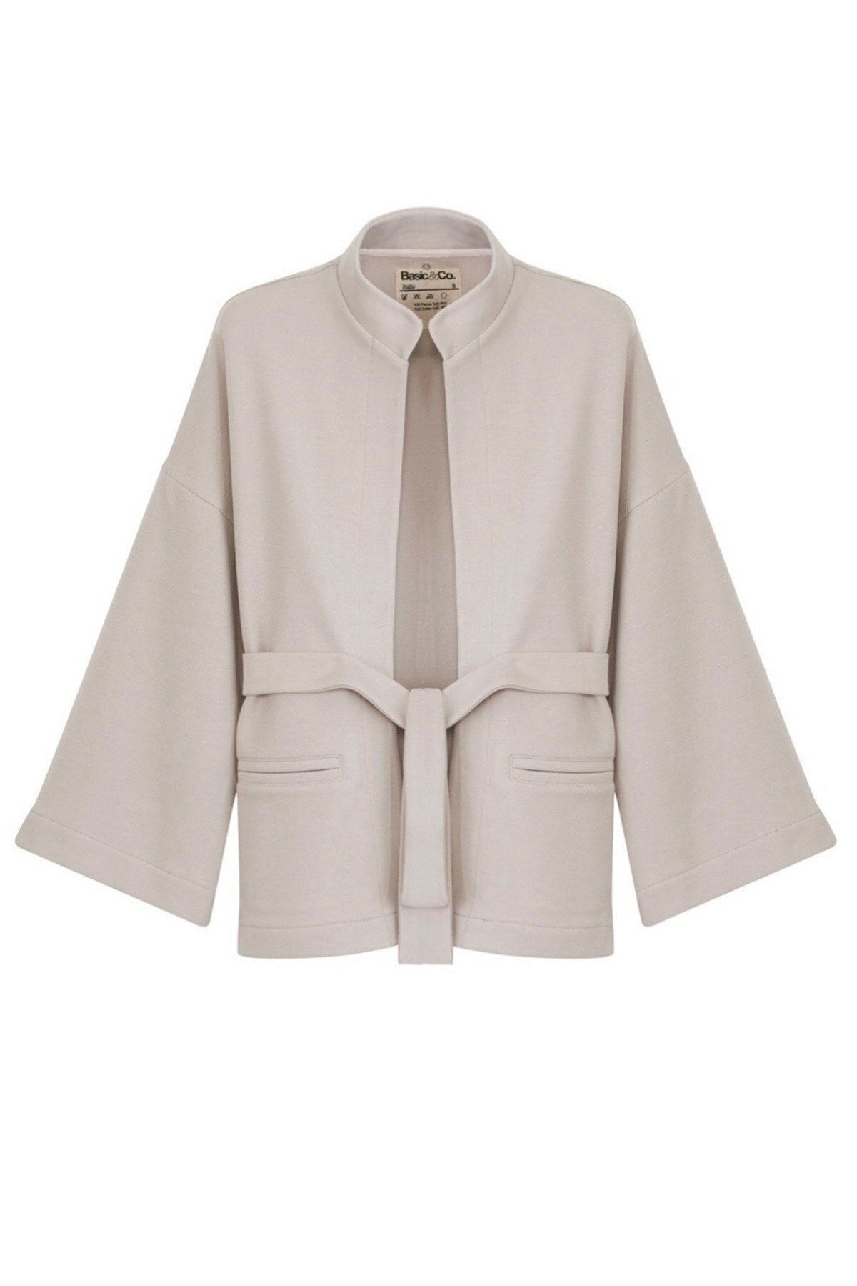 Basic Co Zuzu Bej Kimono Ceket - Modal