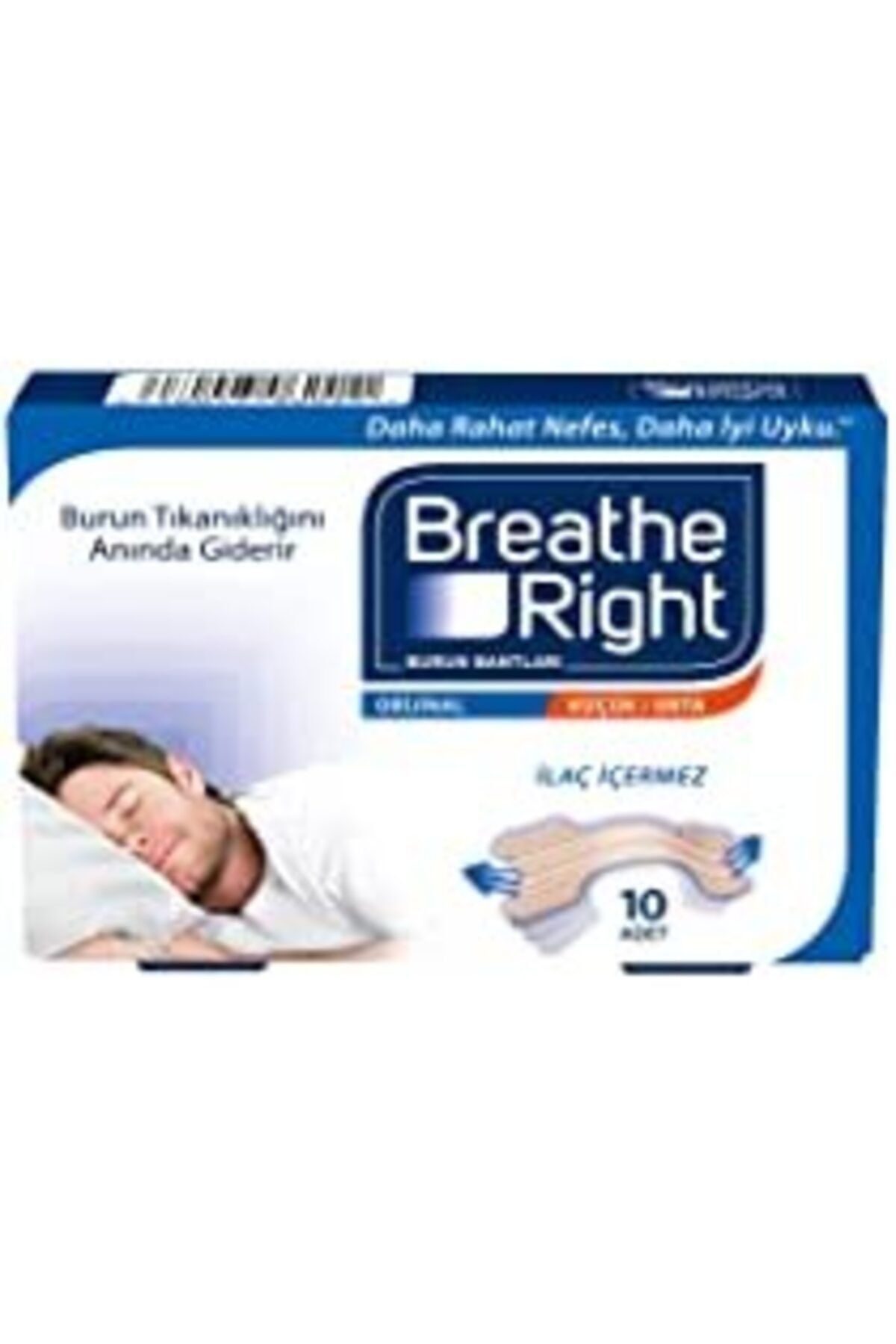 Breathe Right Klasik Yeni Amlabaj 10 'lu Paket