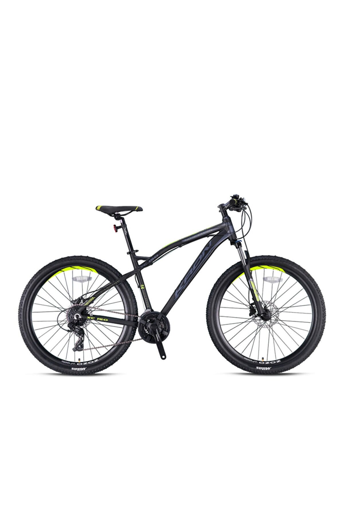 Kron 27,5'' Xc 150 Hd 24vites Dağ Bisikleti 2021_mat Siyah Neon Sarı