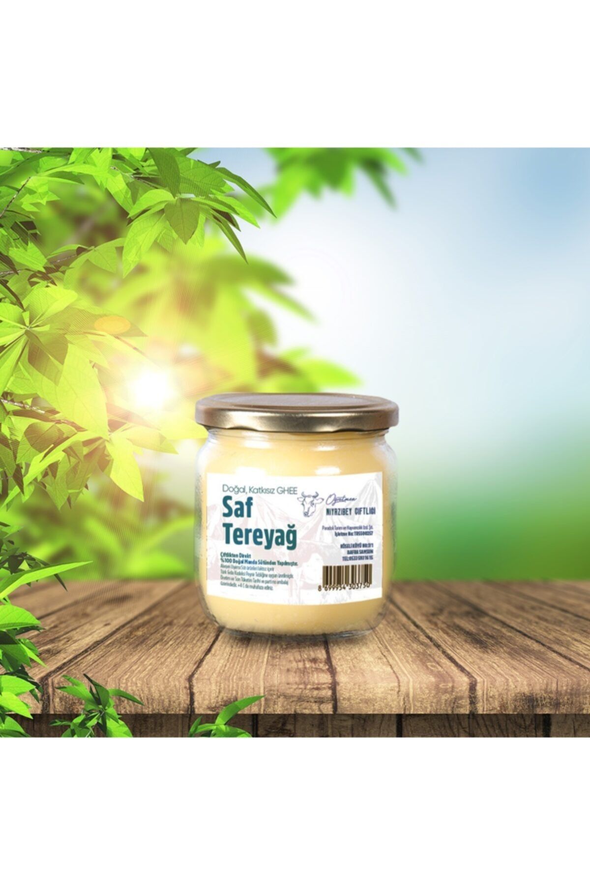 NiyaziBey Çiftliği Sadeyağ 330 Gr . Ghee, Saf Tereyağ, Sarıyağ ,sade Doğal Karadeniz Tereyağı