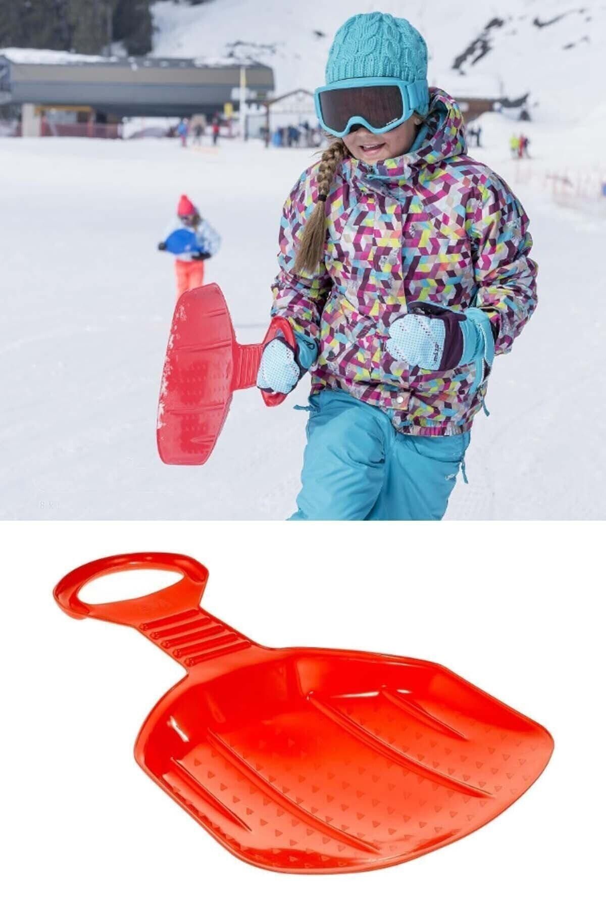 Decathlon - Kar Kızağı Kızak Plastik Kürek Tipi Kızak Çocuk Kızağı 50 Cm X 33 Cm 4 Cm Pc129