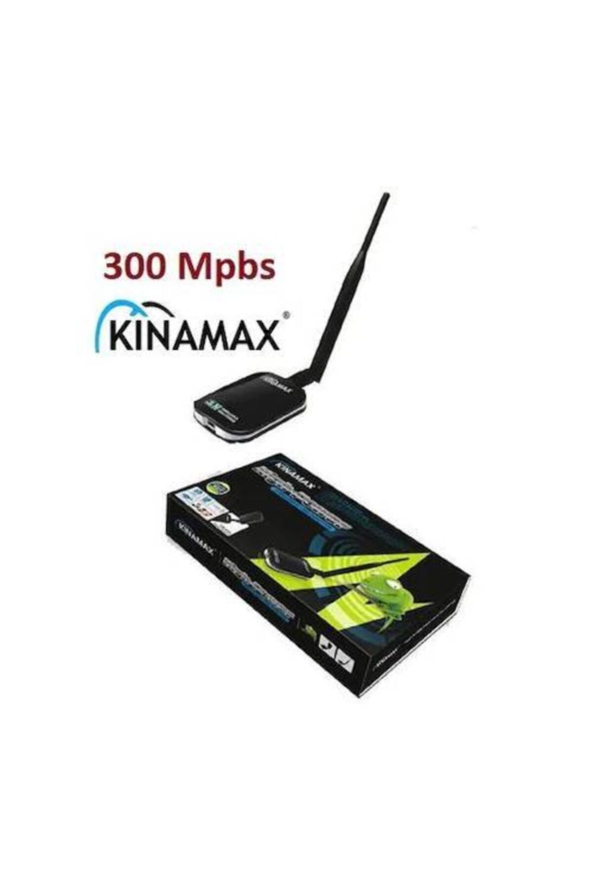 Kinamax 300mbps High Power Wireless Wifi Adaptör Tek Anten