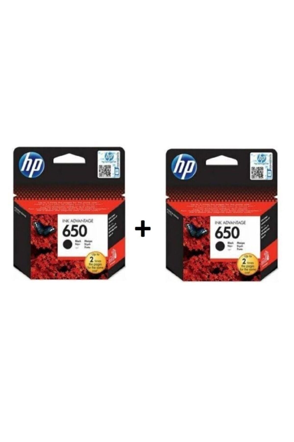 HP 650 Siyah 2 Li Set Kartuş