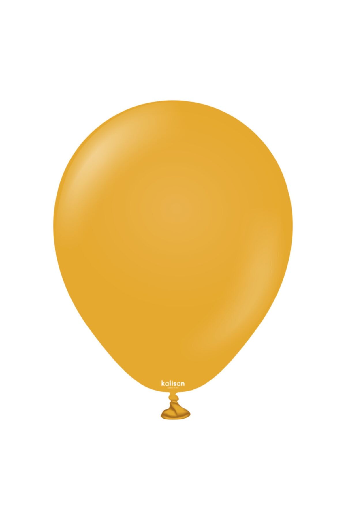 eğlencemarketi 5 Inç 12,5 Cm Retro Balon Zerdeçal Renk 20 Adet