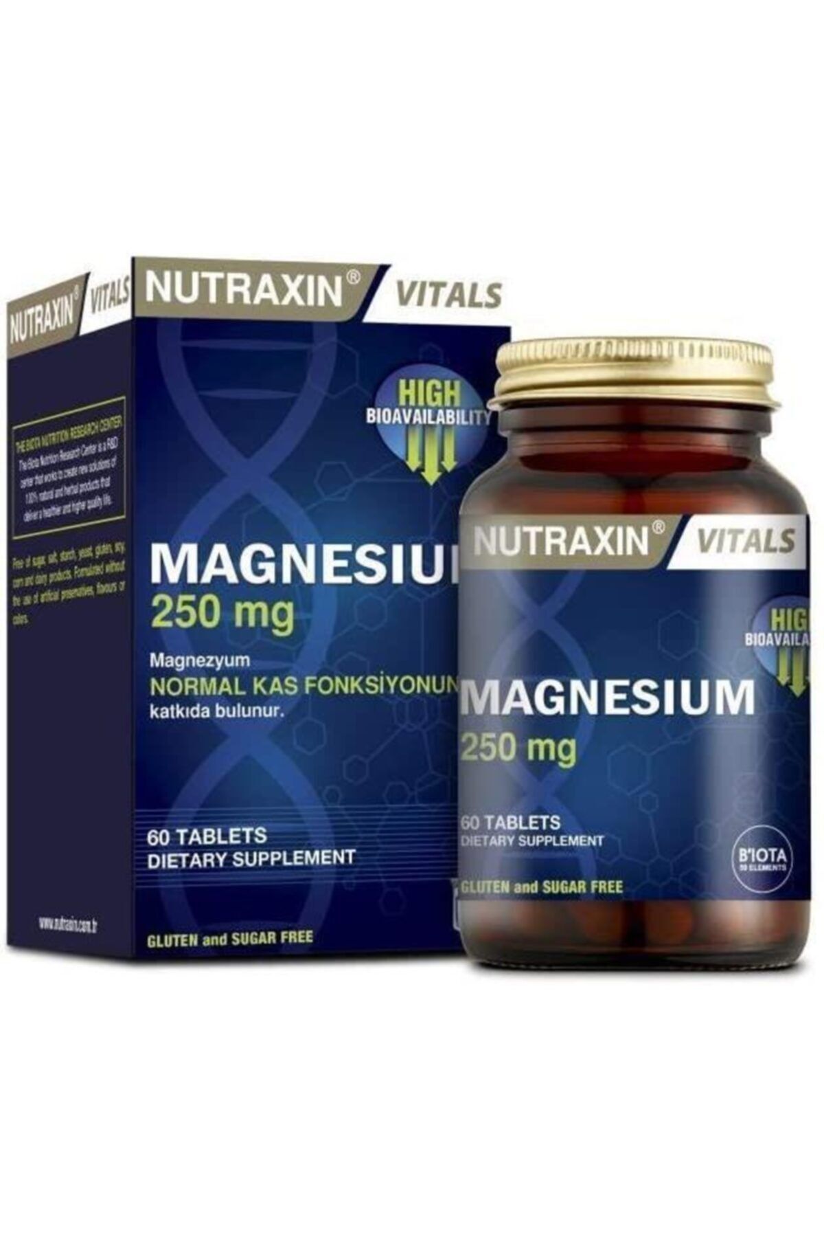 Nutraxin Nutraxın Magnesıum 250 Mg Tablet