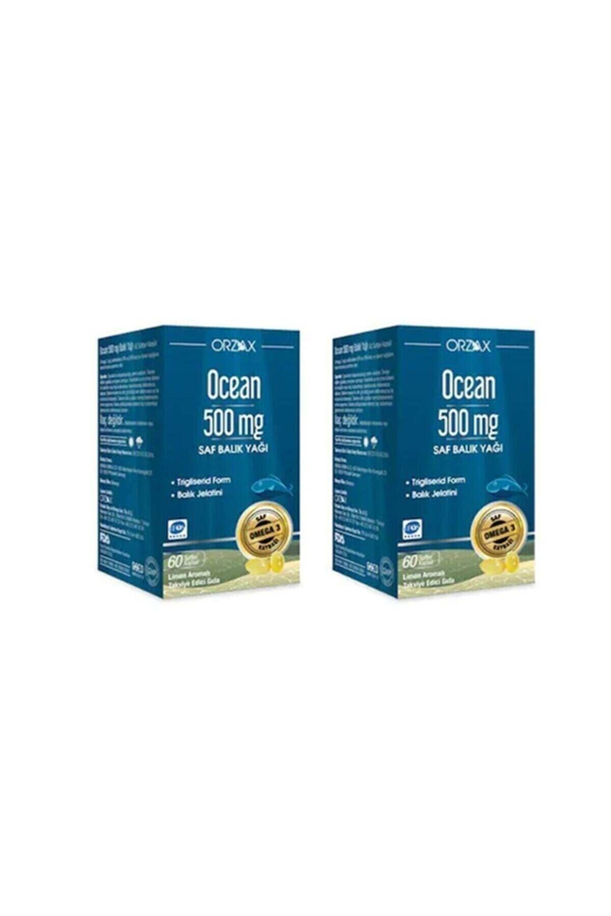 Ocean 500 Mg Saf Balık Yağı 60 Kapsül 2'li Paket