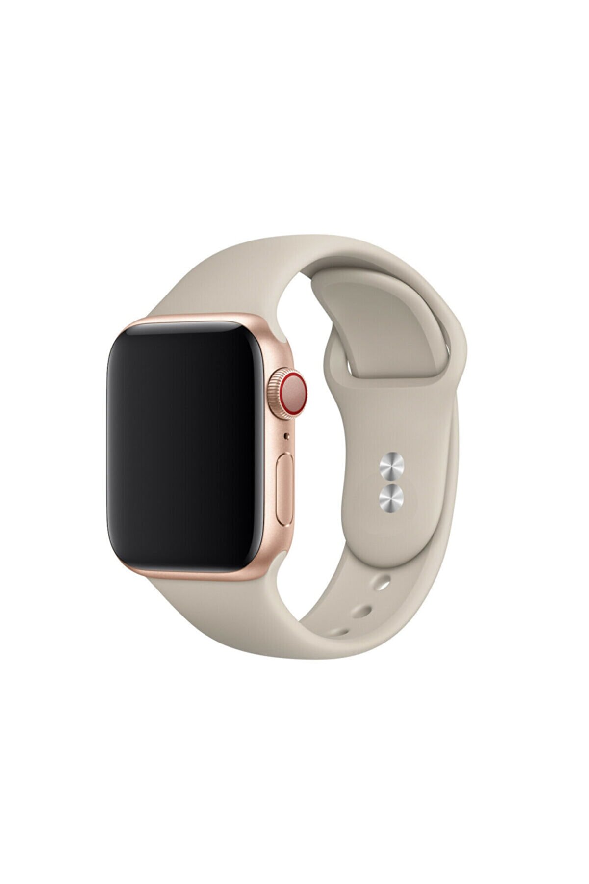 Bilişim Aksesuar S/m Beden Apple Watch 2 3 4 5 6 7 Uyumlu Se 38 Mm 40 Mm Spor Sililkon Kordon