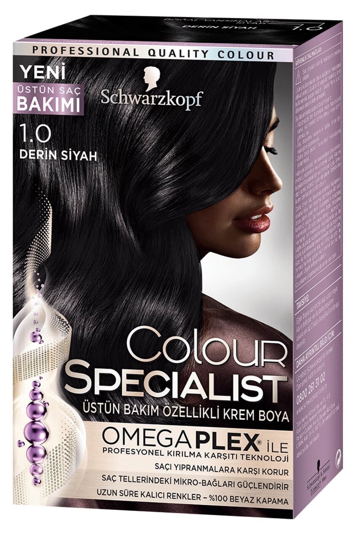 Schwarzkopf Color Specialist Saç Boyası Color Specıalıst 1-0 Tube 60 Ml