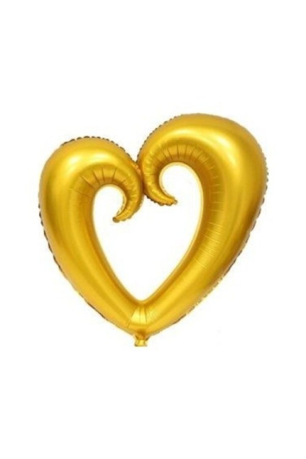 PartylandTR Gold Kalp Folyo Balon 110 Cm
