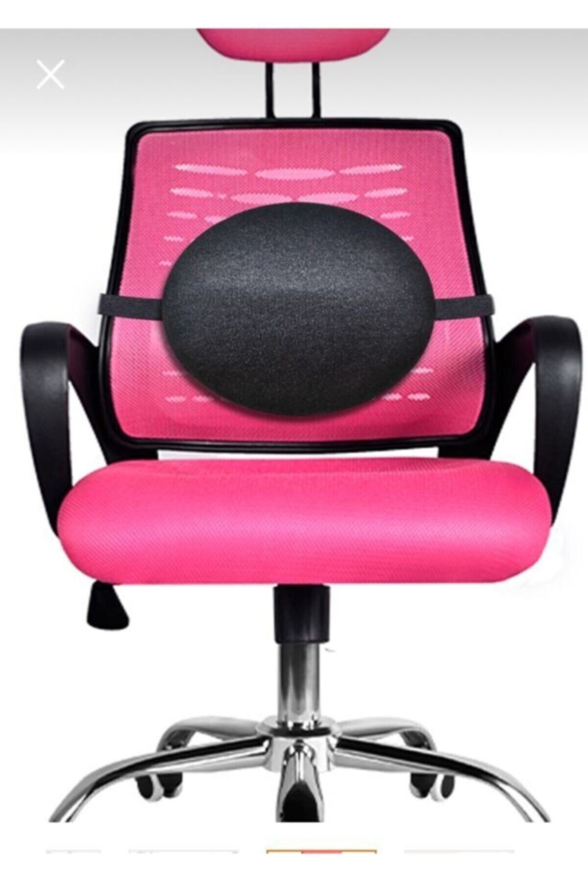 Ankaflex Ortopedik Bel Yastığı Araç Koltuk Bel Desteği Bel Destek Yastığı Sandalye Sırt Yastığı Oval Minder