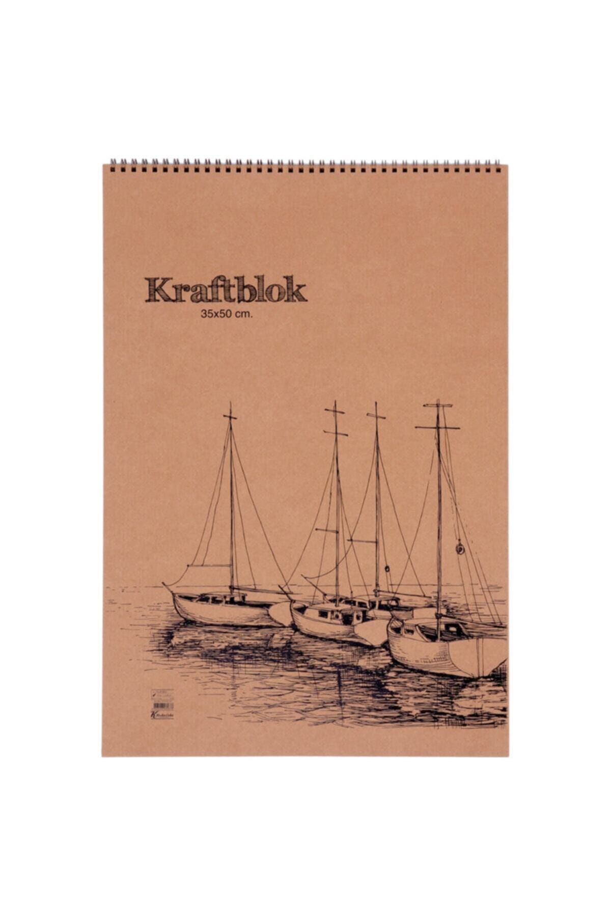 Keskin Color 33,5X40 20 Yp Spiralli Kraft Defter