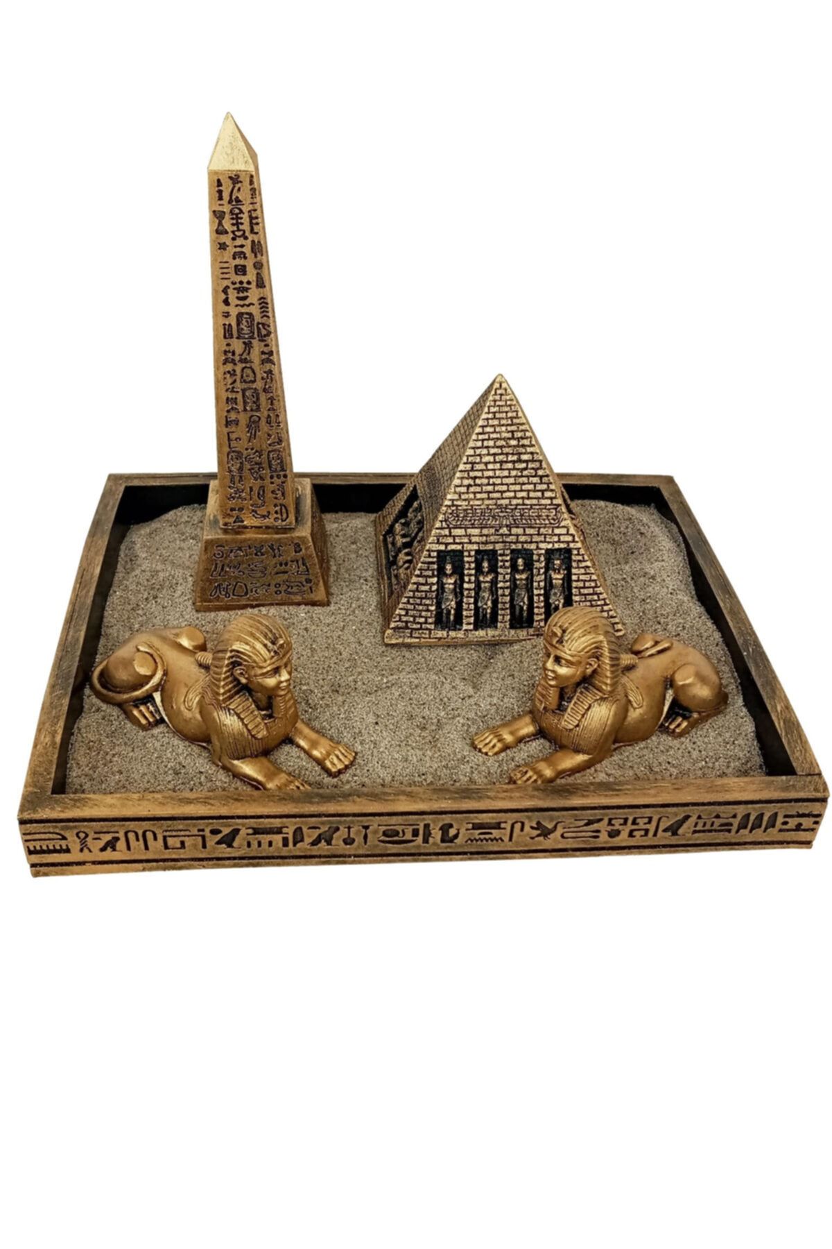 GÖKÇEN HOBİ Antik Mısır Obelisk-sfenks-piramit Biblo Set
