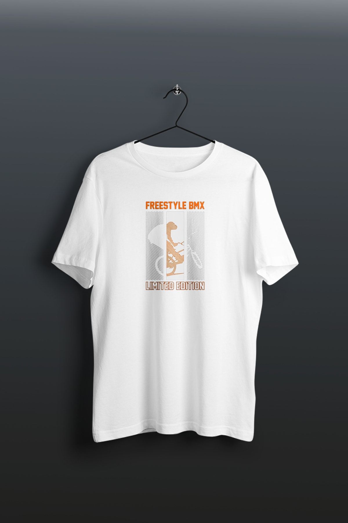 Comoestas Freestyle Bmx Beyaz Basklılı Tshirt