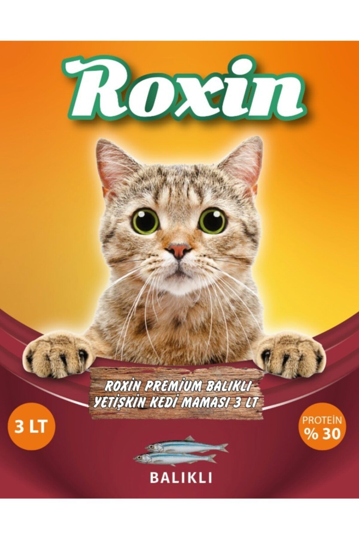 Roxin Premium Balıklı Yetişkin Kedi Maması 3 lt
