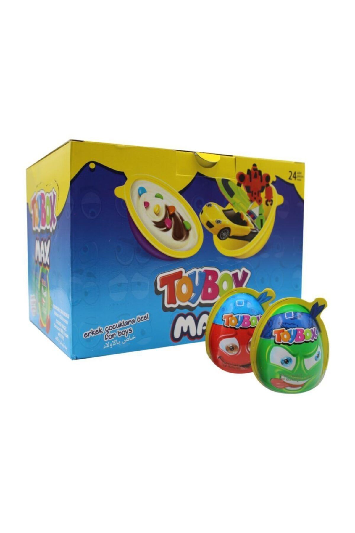 Toybox Max Yumurta Erkek 20 Gr X 24 Adet'li