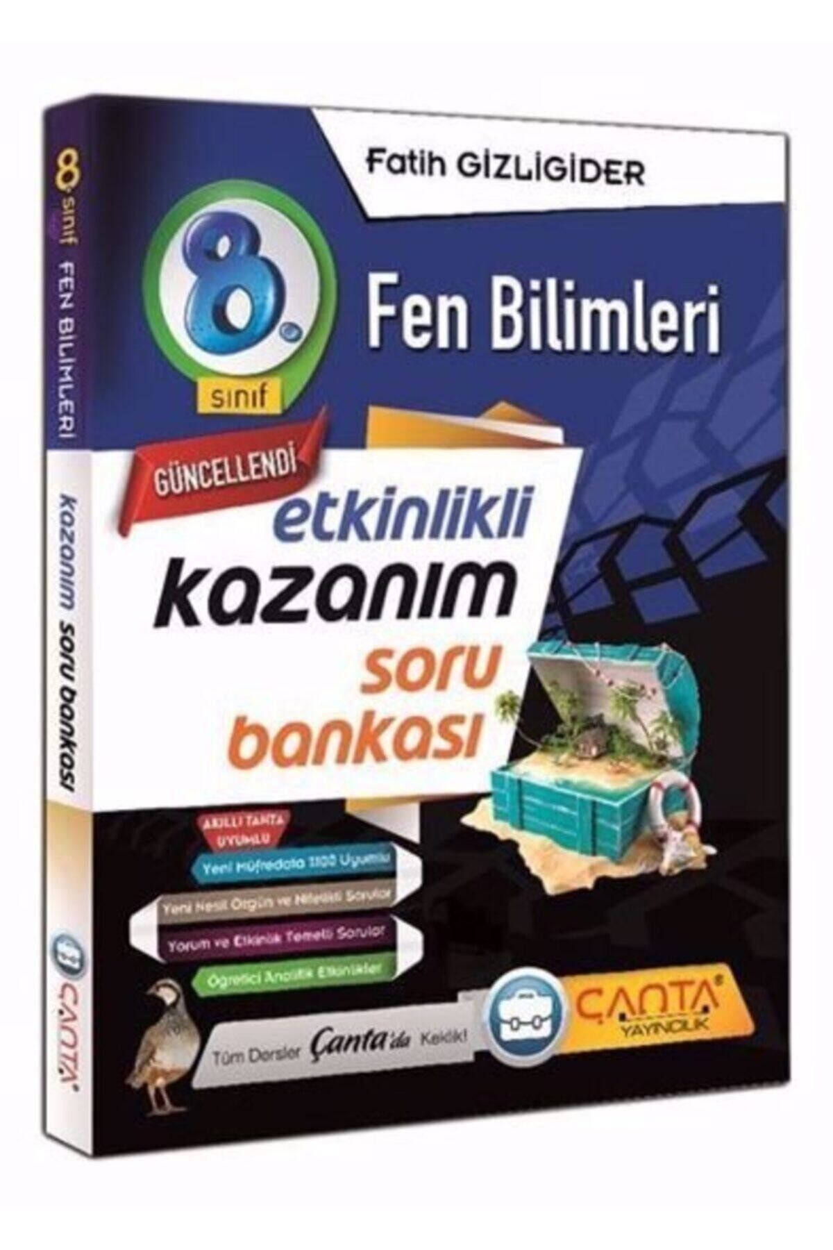 Çanta Yayınları 8.sınıf Etkinlikli Kazanım Fen Bilimleri Soru Bankası