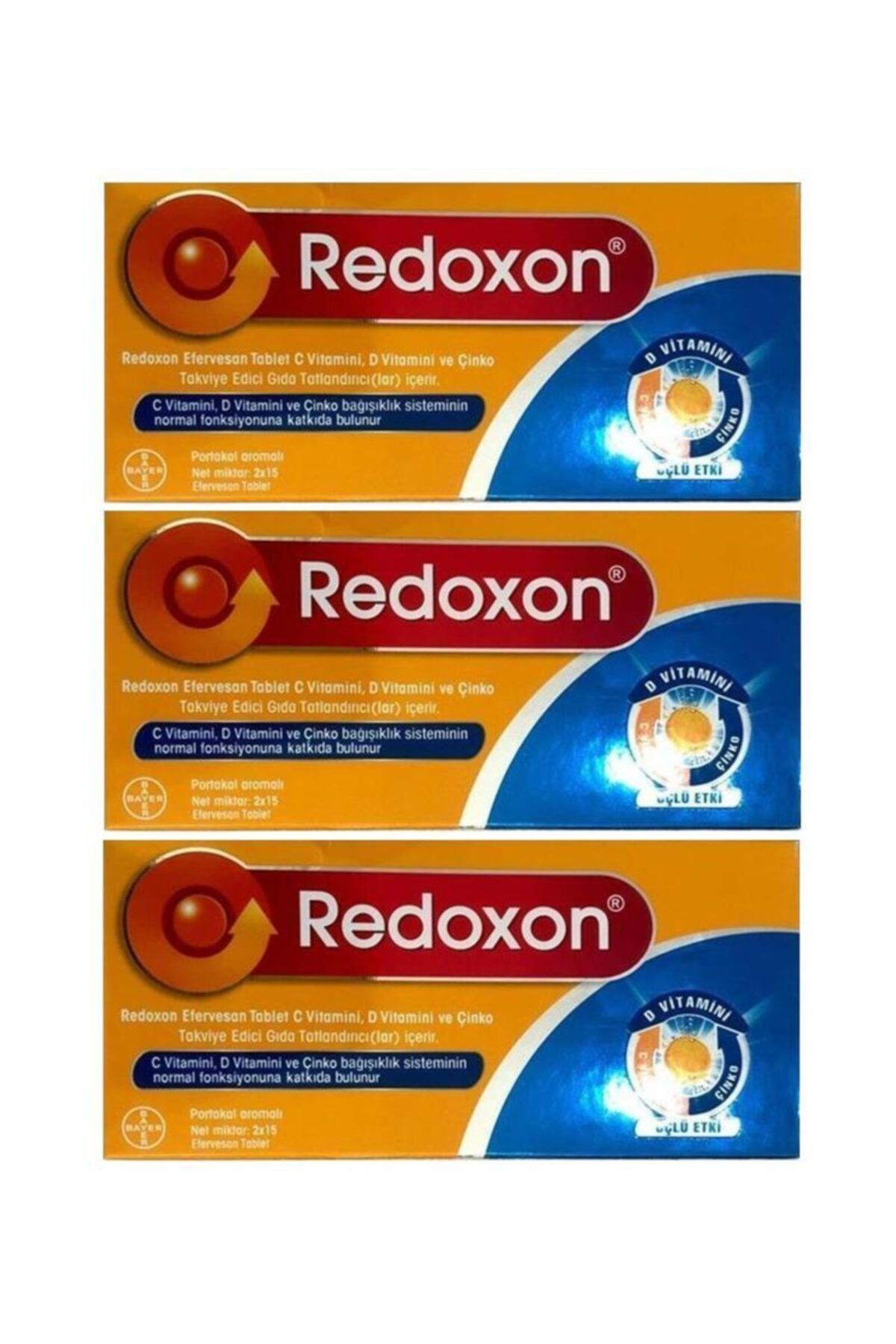 Redoxon Bayer 30 Efervesan Tablet X 3 Adet