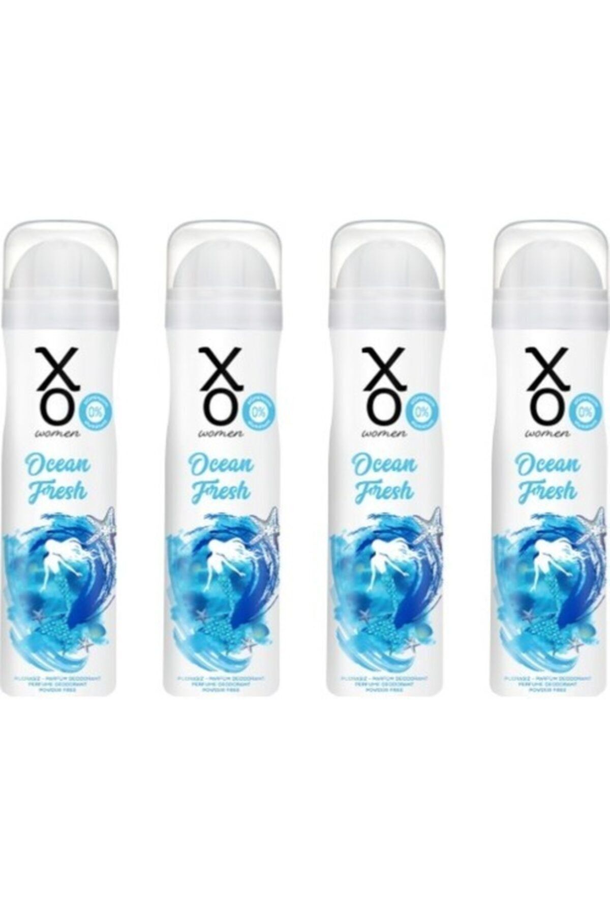 Xo X O Doedorant Kadin Ocean Fresh Joy 150 ml X 4 Adet