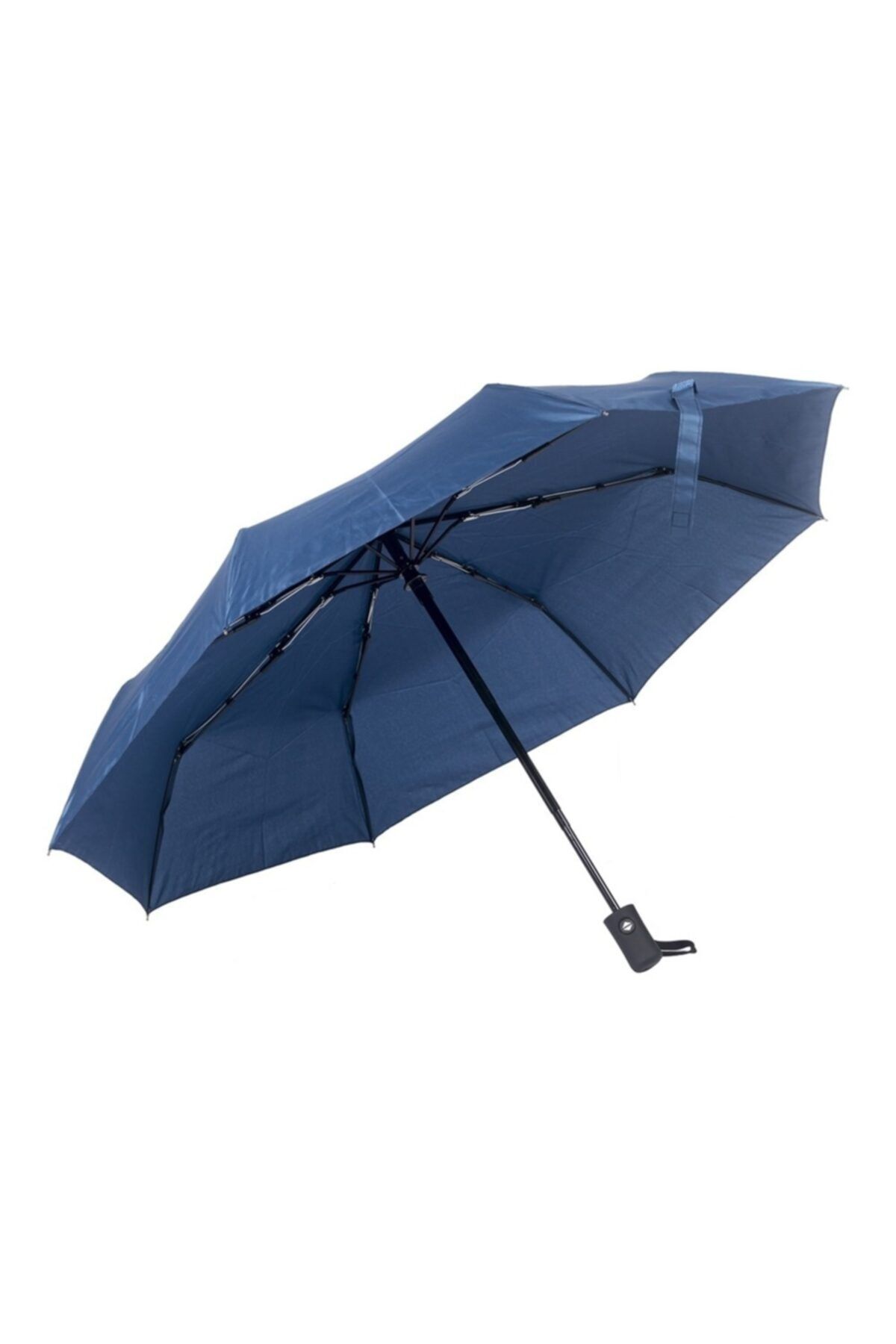 ELEVEN MARKETS Full Otomatik 8 Telli Rüzgâra Dayanıklı Mavi Şemsiyesi