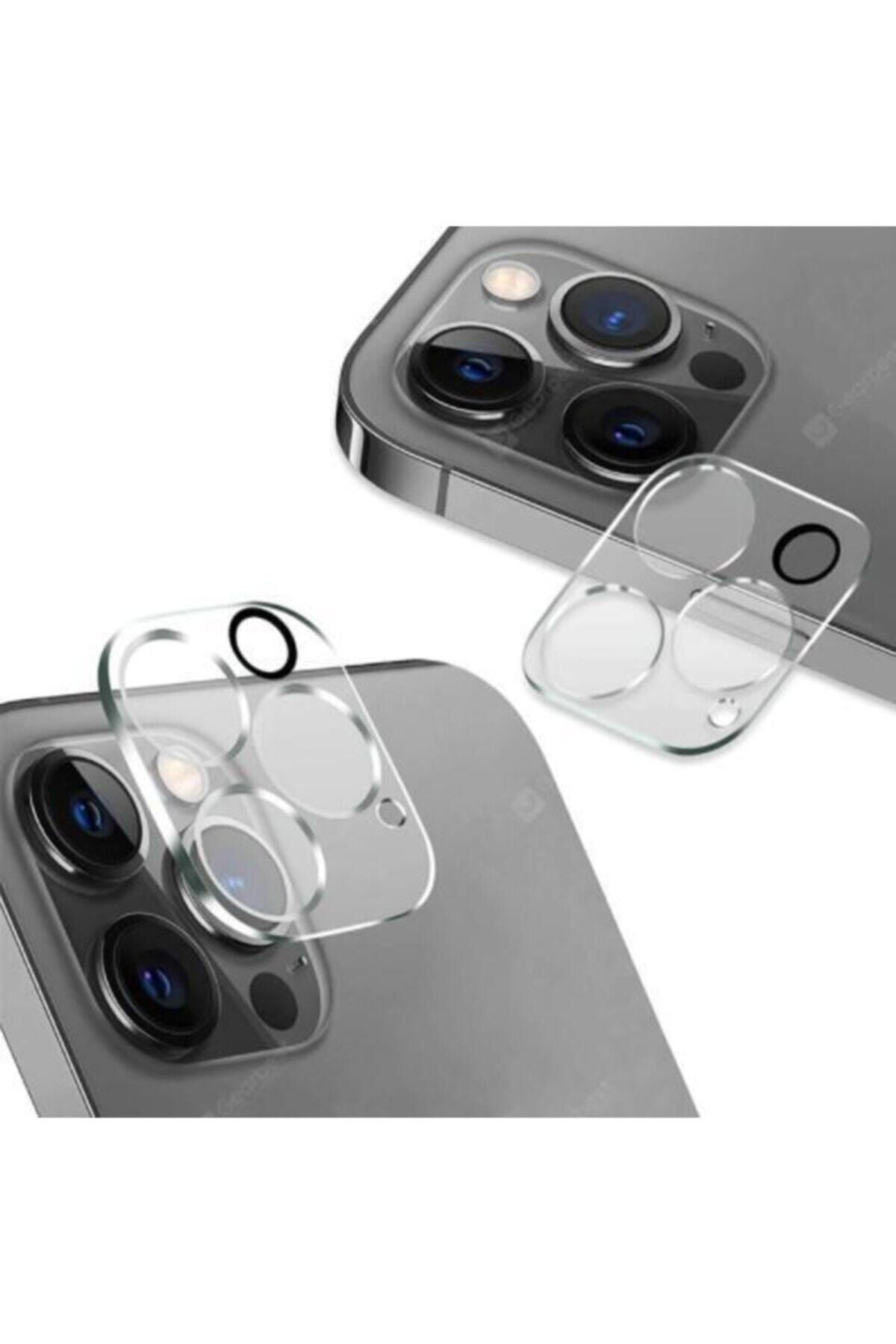 Apple Iphone 12 Pro Max Uyumlu Go Des Lens Shield 3d Kamera Koruma Camı