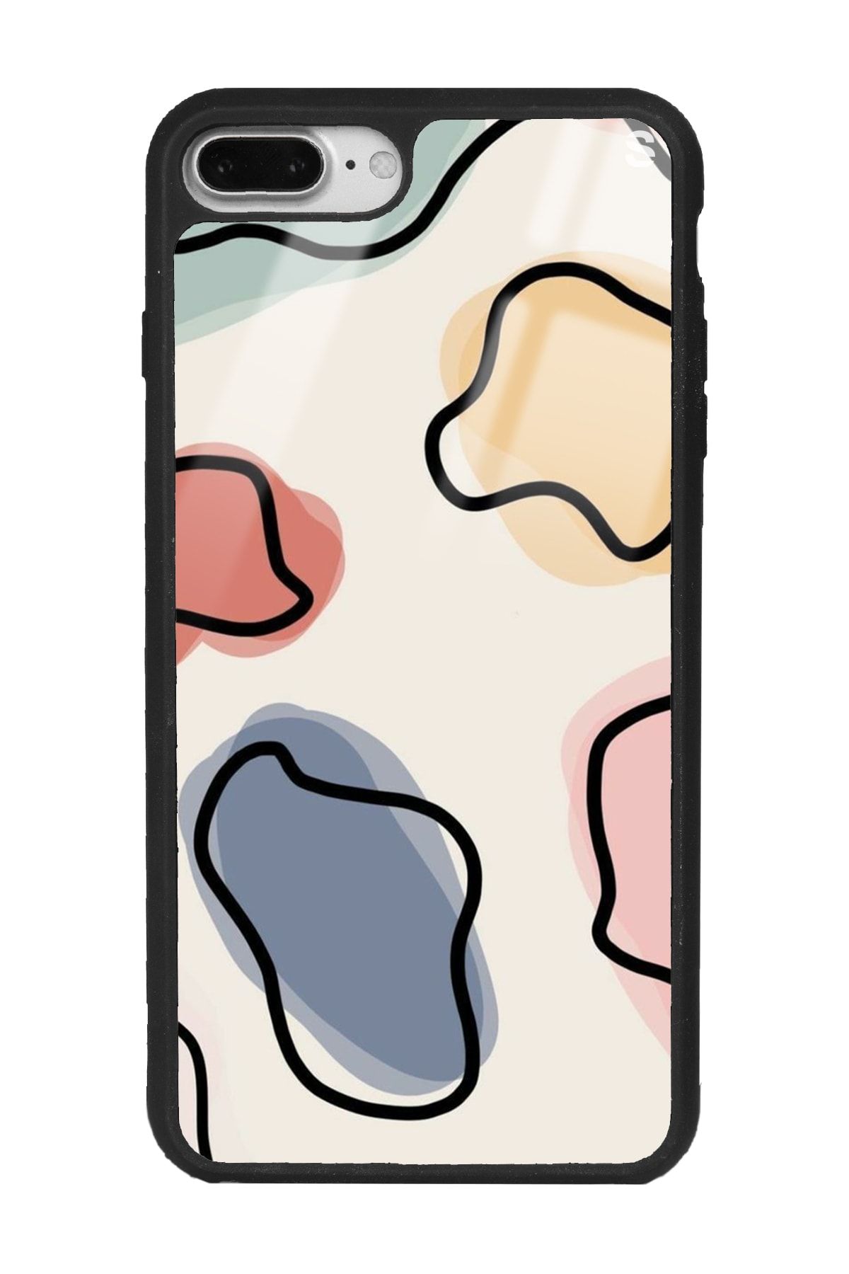 Spoyi Iphone 7 Plus - 8 Plus Nude Milky Tasarımlı Glossy Telefon Kılıfı