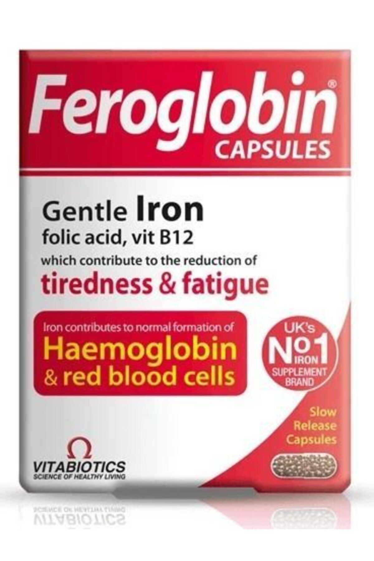 Vitabiotics Gentle Iron Feroglobin 30 Kapsül