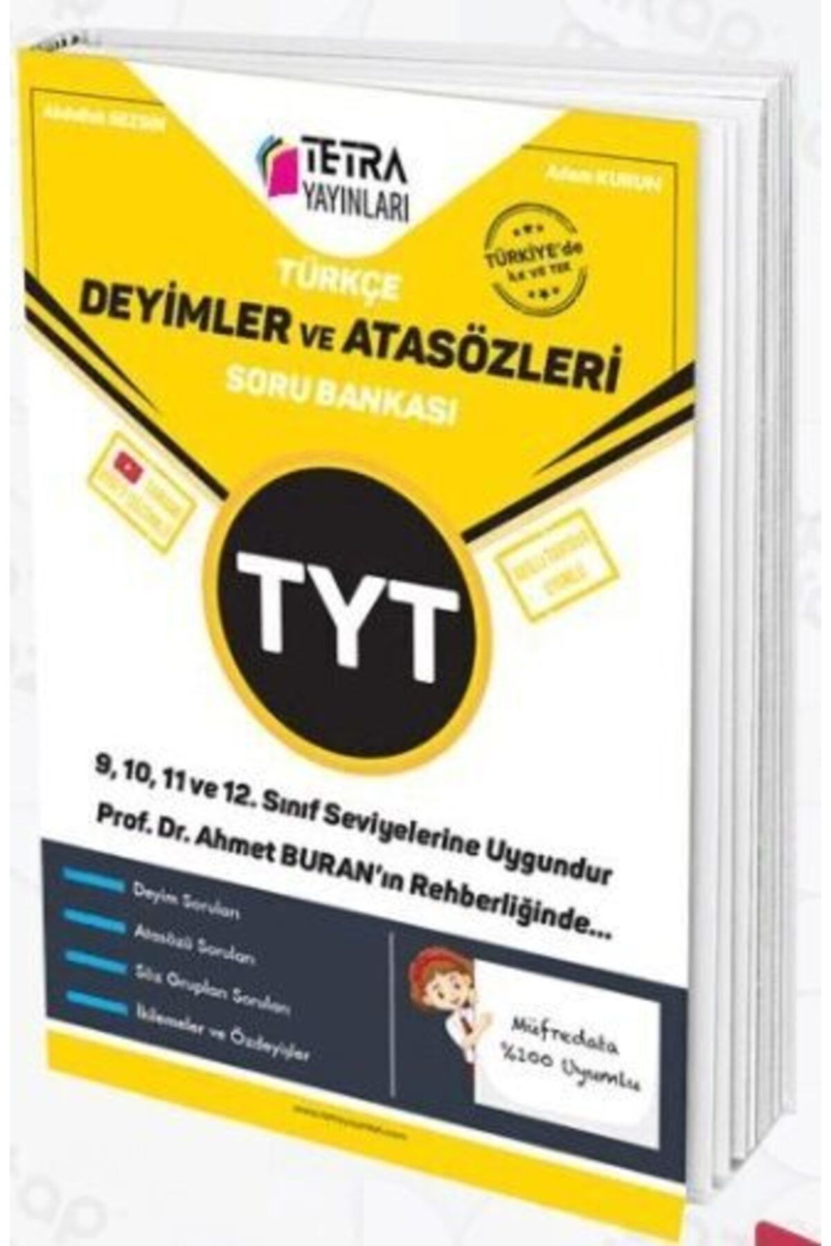 TETRA Yayınları 9,10,11,12. Sınıf Tyt Deyimler Ve Atasözleri Soru Bankası Yni